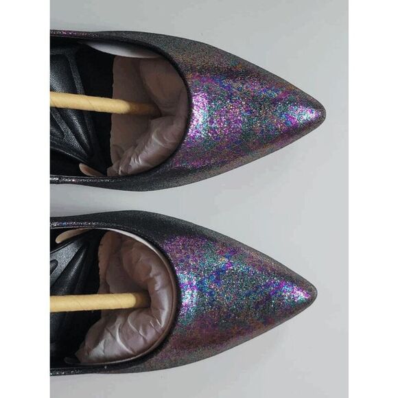 KARL LAGERFELD Royale Dress Pump Multi Black Heels MSRP $109 SIZE 6,5 NEW IN BOX - Picture 11 of 17